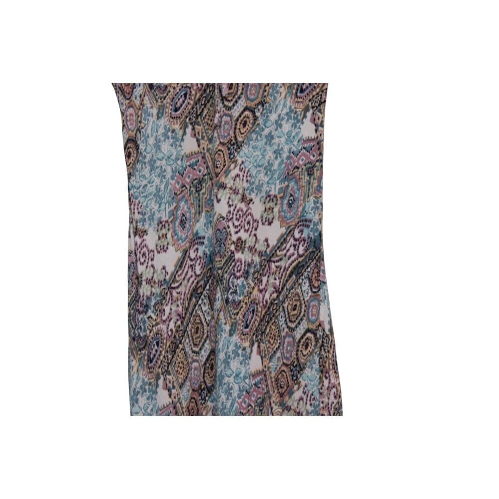 Vintage Y2K 90s Babydoll Dress Medium Multicolor Paisley Grunge Dainty Flowy - Picture 3 of 12